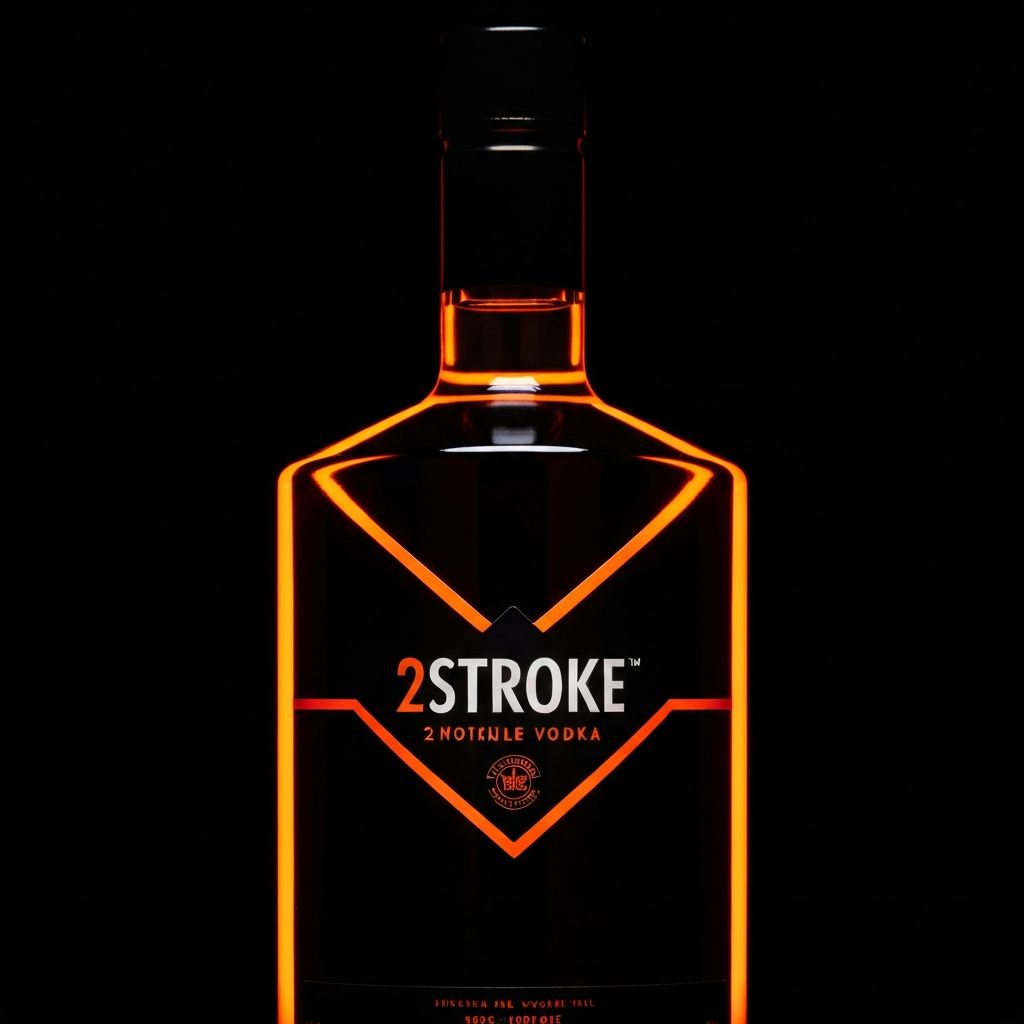 2Stroke Premium Vodka Bottle